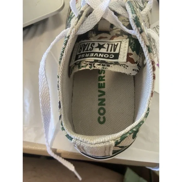 Unisex Converse All*Star Camo Dinosaur Low Top Tennis Shoes-Size Children's‎ 12 - Picture 6 of 14
